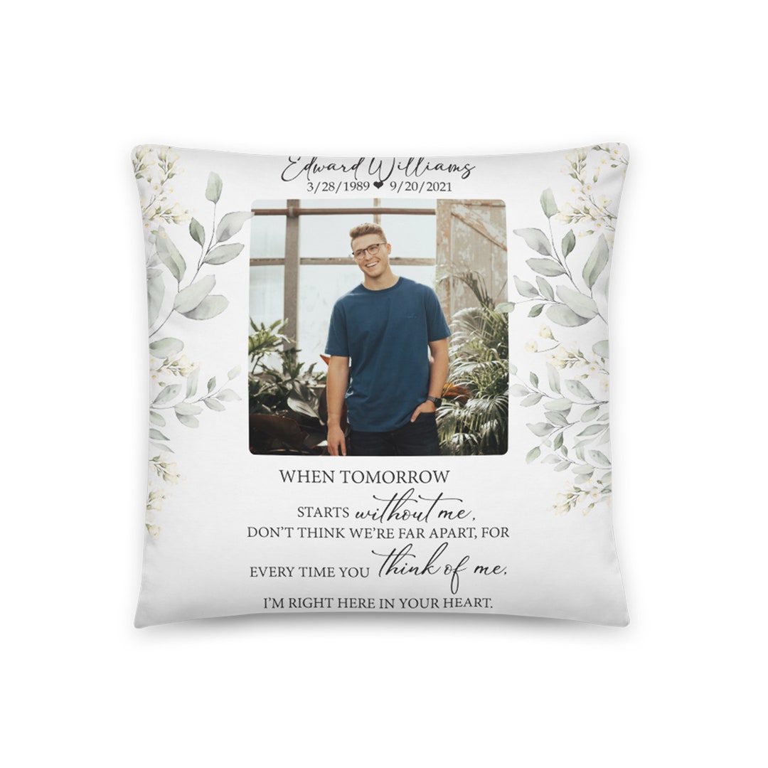 Personalized Memorial Pillow Custom Pillow Memory Pillow Memorial Gift