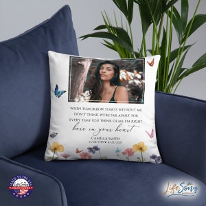 Personalized Memorial Pillow | Custom Pillow | Memory Pillow | Memorial Gift | Bereavement Gift | Sympathy Gift | In Loving Memory
