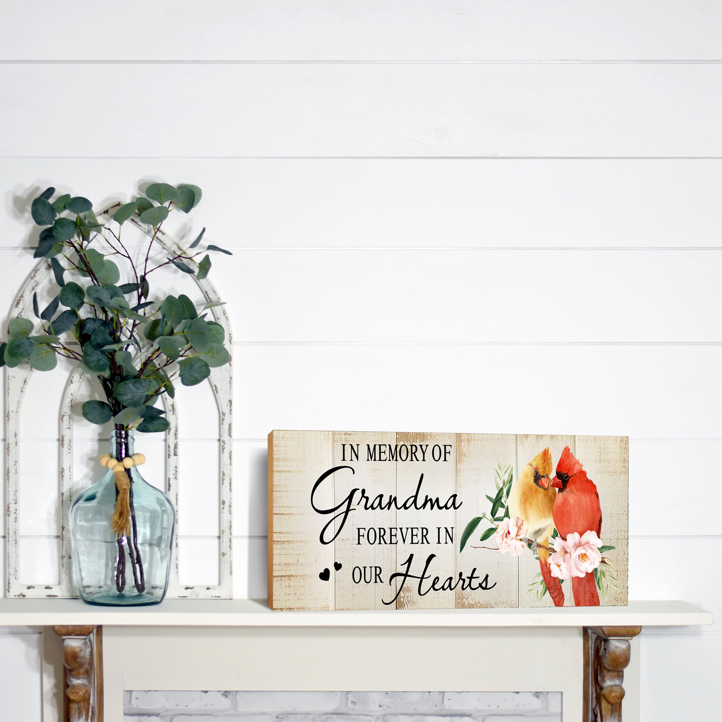 Cardinal Memorial Sign | Cardinal Shelf Sitter | Wedding Memorial Gift ...