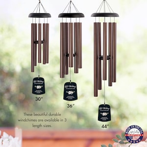 Anniversary Wind Chime 25th Anniversary Gift For Her Gift For Him Wind Chimes Outdoor Anniversary Gifts Anniversary Chime