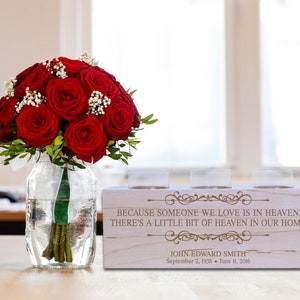 Memorial Candle | Votive Candle Holder | Loss of Loved One | In Memory Candle | Custom Candle | Rustic Wedding | Sympathy Candle | Memorial