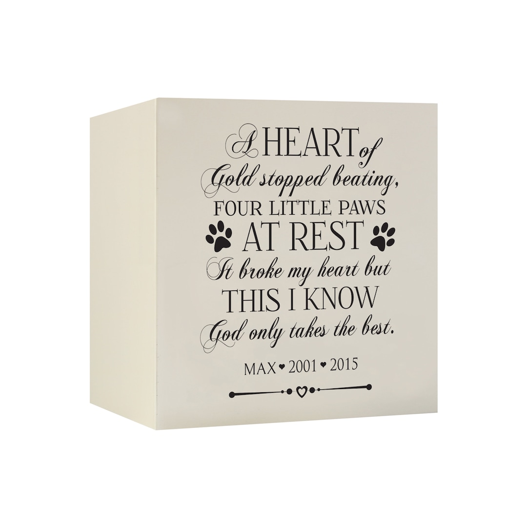 Memorial Shadow Box Dog Urns for Ashes Cat Urn for Ashes Pet Cremation