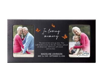 Memorial Photo Frame | Family Picture Frame | Memorial Favors | Custom Picture Frame | In Loving Memory