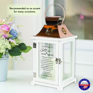 Personalized Memorial Lantern | In Memory Lantern | LED Flameless Lantern | Personalized Gift | Loss of Loved One | Personalized Grief Gift