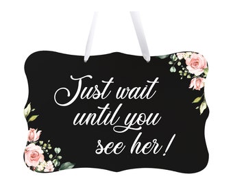 Wedding Accessories For Reception - Funny Wedding Signs - Wall Hanging