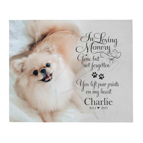 Personalized dog blanket etsy hotsell
