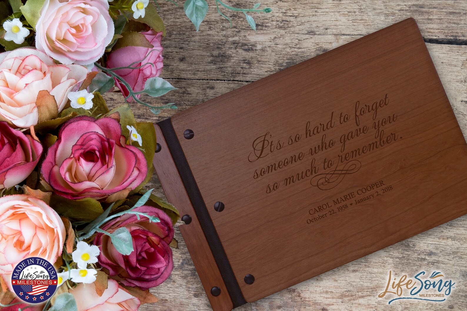Memorial Service Guest Book Memorial Gift Loss of Mother Etsy