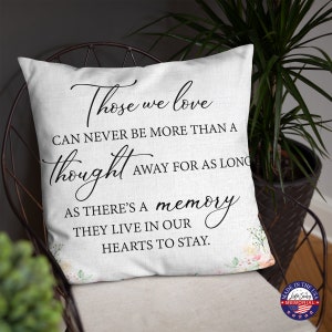 Memorial Pillow Those We Love Memory Pillow Memorial Gift Bereavement Gift Sympathy Gift In Loving Memory Bild 7