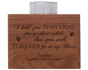 Pet Memorial Candle Holder | Personalized Pet Sympathy Gift | Dog Memorial Gift | Pet Loss Gift | Votive Candle Holder | Cat Memorial