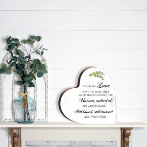 Memorial Heart Block Keepsake | Sympathy Gift | Loss Of Mother | Loss Of Father | Bereavement Gift | Child Memorial | Remembrance Gifts