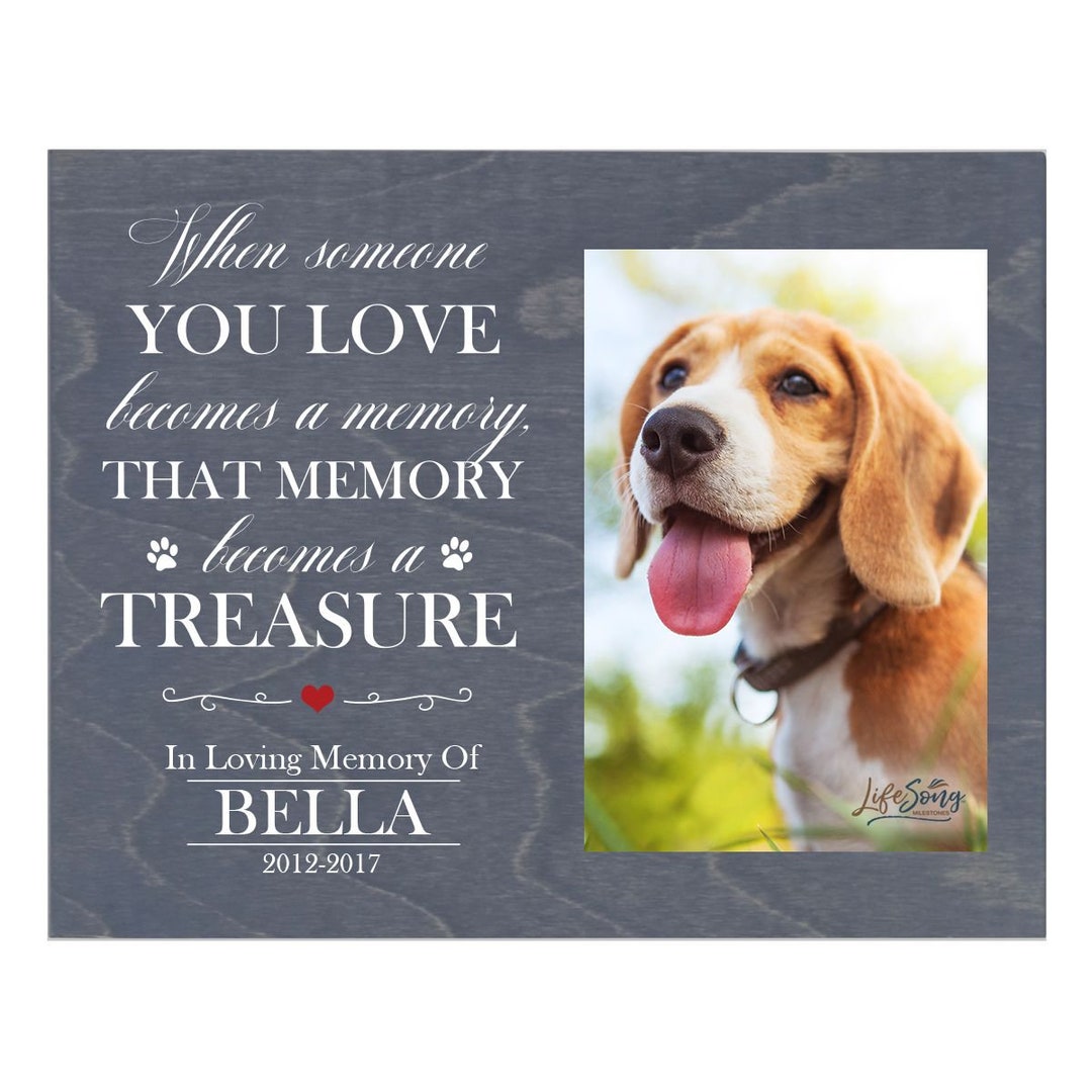 Pet Memorial Wall Plaque Personalized Pet Sympathy Gift Etsy