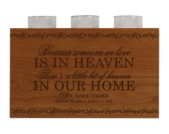 Cremation Urn for Human Ashes | Candle Urn | Personalized Cremation Urn | Ashes Keepsake | Wooden Urn | Memorial Urn | Keepsake Urn