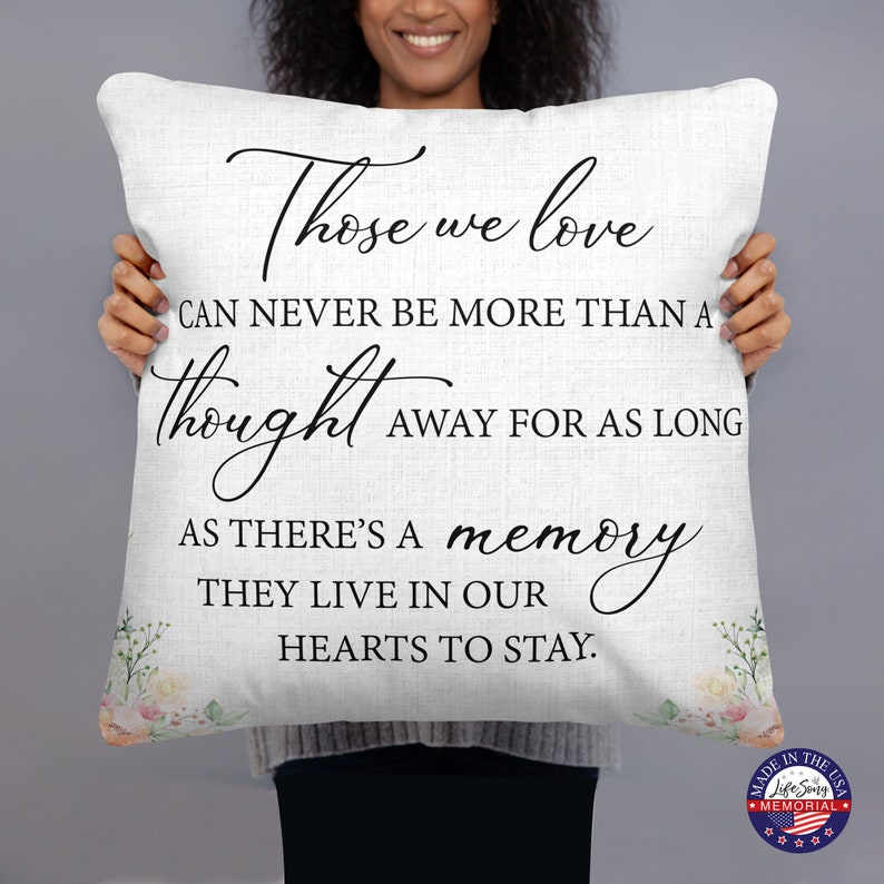 Memorial Pillow Those We Love Memory Pillow Memorial Gift Bereavement Gift Sympathy Gift In Loving Memory Bild 6