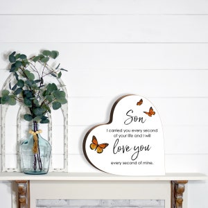 Memorial Heart Block Keepsake | Sympathy Gift | Loss Of Mother | Loss Of Father | Bereavement Gift | Child Memorial | Remembrance Gifts