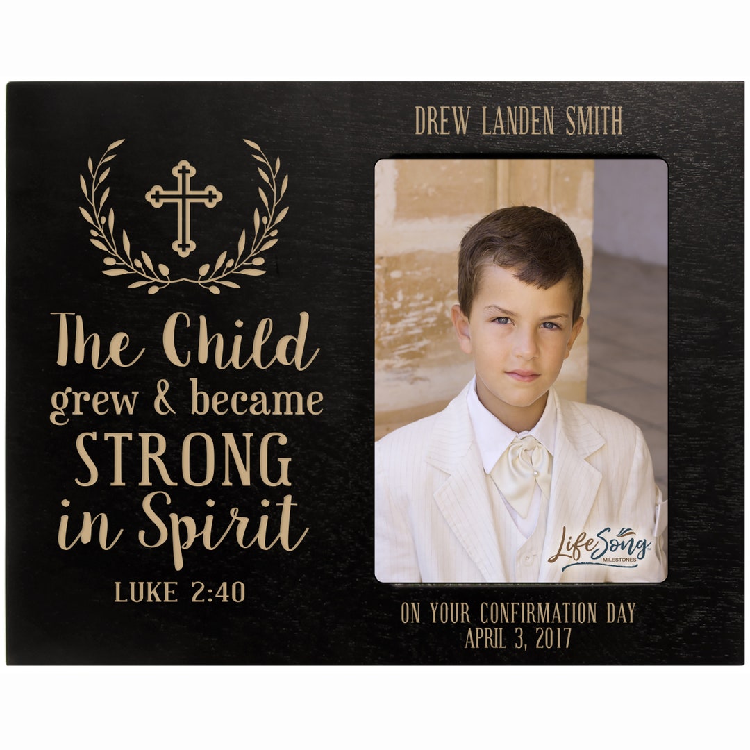 Baptism Frame for Godchild Personalized Baptism Frame Etsy