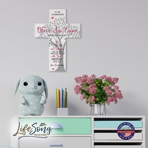 Godson Baptism Gift | Personalized Baptism Cross | Godchild Gift | First Communion Gift | Baptism Gift Girl | Baptism Favors | Godson Gift
