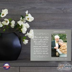 Memorial Picture Frame | Personalized Photo Frame | In Loving Memory | Broken Chain Memorial | Sympathy Picture Frame | 4x6 Picture Frame