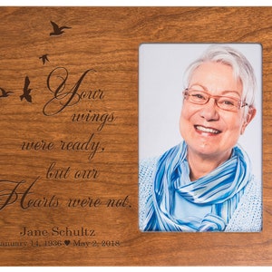 Memorial Photo Frame | Memorial Frame | Memorial Gift | Personalized Frame | Custom Picture Frame | Sympathy Gift | Bereavement Gift