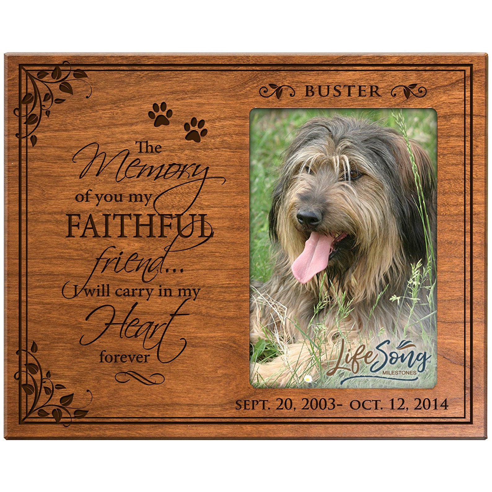 Pet Memorial Picture Frame Personalized Pet Gifts Loss of Etsy België