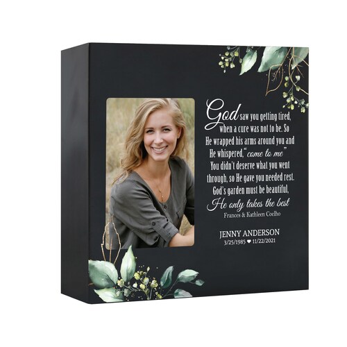 Picture Urn Ashes Keepsake Loss of Father Urns for Human Etsy