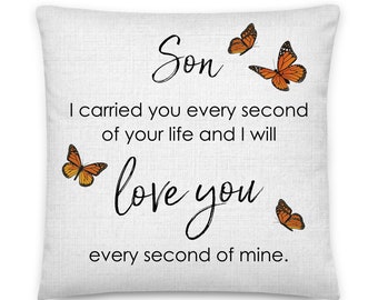 Memorial Pillow | I Carried You Every Second | Memory Pillow | Memorial Gift | Bereavement Gift | Sympathy Gift | In Loving Memory