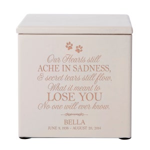Pet Urn | Ashes Keepsake | Pet Memorial | Personalized Memorial Gift | Small Urn | Pet Ashes Urn | Cremation Urn | Pet Urns | Urn For Cat