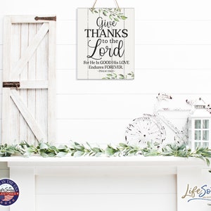 Farmhouse Wood Sign | Hanging Front Porch Sign | Vertical Welcome Sign | Shiplap Wall Decor | Home Signs | Wall Hanging | Home Decor Signs