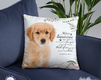 Pet Loss Pillow | Pet Memorial Gift | Custom Pet Pillow | Dog Remembrance | Pet Sympathy Gift | Cat Loss Gift