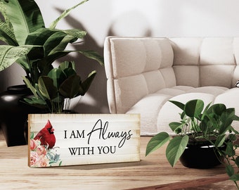 Cardinal Memorial Sign | Cardinal Shelf Sitter | Wedding Memorial Gift | Memorial Gift for Loss | Loss of Mother