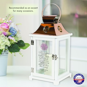 Personalized Memorial Lantern | In Memory Lantern | LED Flameless Lantern | Personalized Gift | Loss of Loved One | Personalized Grief Gift