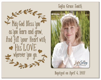 Baptism Frame for Godchild | Personalized Baptism Frame | Baptism Gift Girl | Baptism Gifts for Godchild Baby | Personalized Baptism Gift