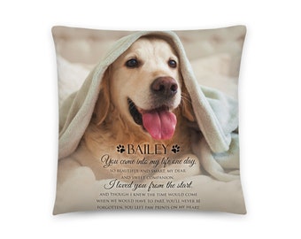 Pet Loss Pillow | Pet Memorial Gift | Custom Pet Pillow | Dog Remembrance | Pet Sympathy Gift | Cat Loss Gift