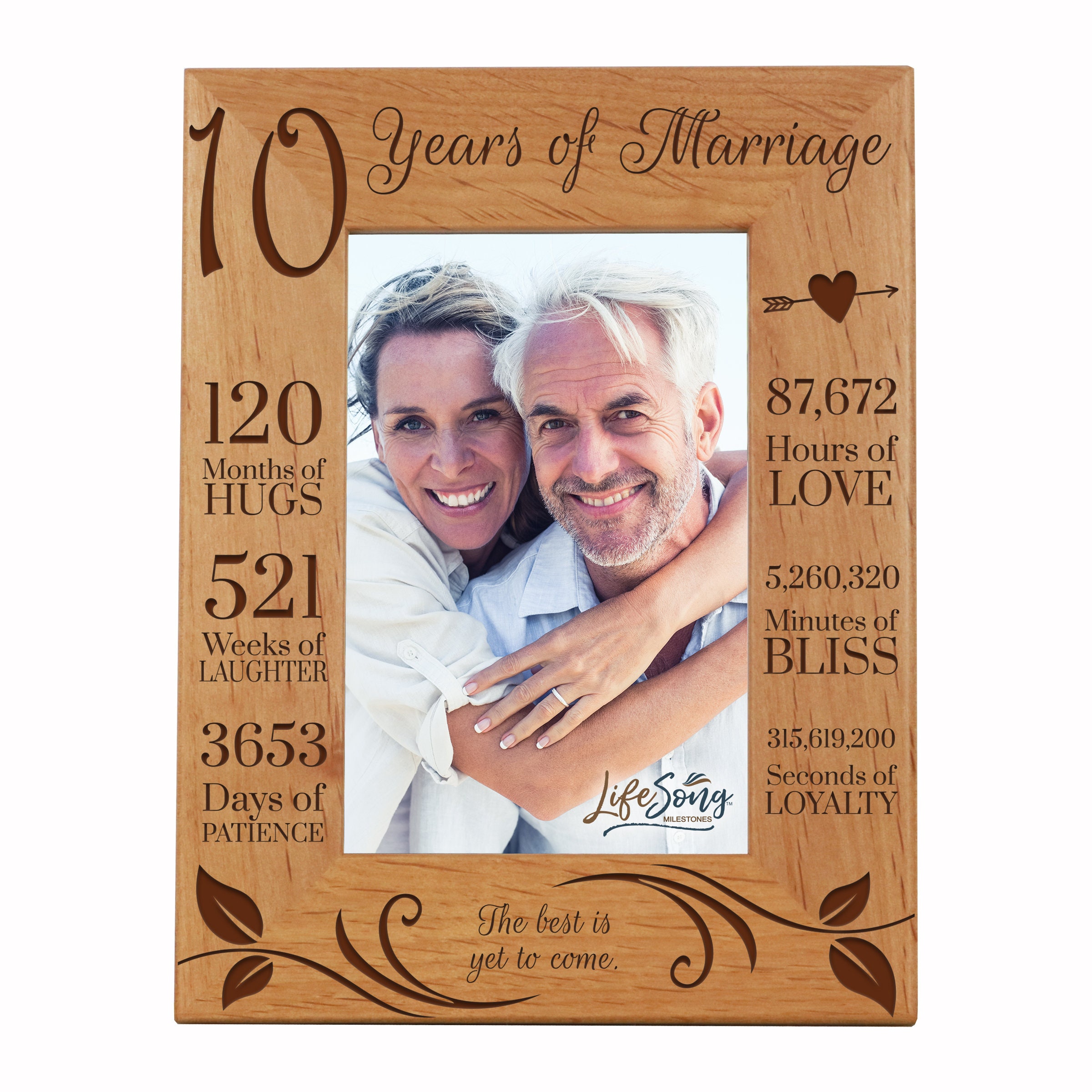 10th Anniversary Gift | 10th Wedding Anniversary Picture Frame