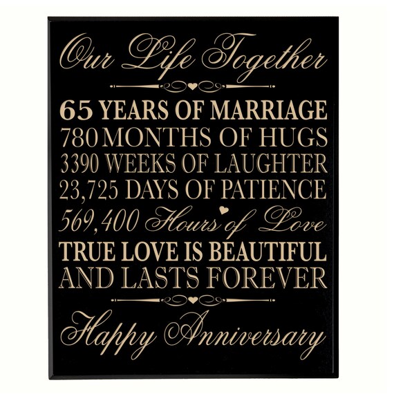 65th wedding anniversary gift deals