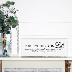 Wooden Sign | Shelf Sitter | Wall Décor | Housewarming Gift | Farmhouse Décor | Inspirational Art | Welcome Sign | Farmhouse Sign | Wall Art