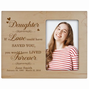 Memorial Photo Frame | Memorial Frame | Memorial Gift | Personalized Frame | Custom Picture Frame | Sympathy Gift | Bereavement Gift