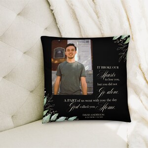 Personalized Memorial Pillow | Custom Pillow | Memory Pillow | Memorial Gift | Bereavement Gift | Sympathy Gift | In Loving Memory