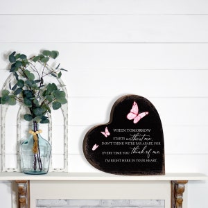 Memorial Heart Block Keepsake | Sympathy Gift | Loss Of Mother | Loss Of Father | Bereavement Gift | Child Memorial | Remembrance Gifts