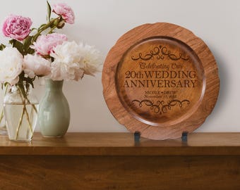 Personalized 20th Anniversary Plate: Religious Keepsake Gift - Etsy