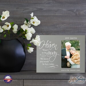 Memorial Picture Frame | Personalized Photo Frame | In Loving Memory | Broken Chain Memorial | Sympathy Picture Frame | 4x6 Picture Frame
