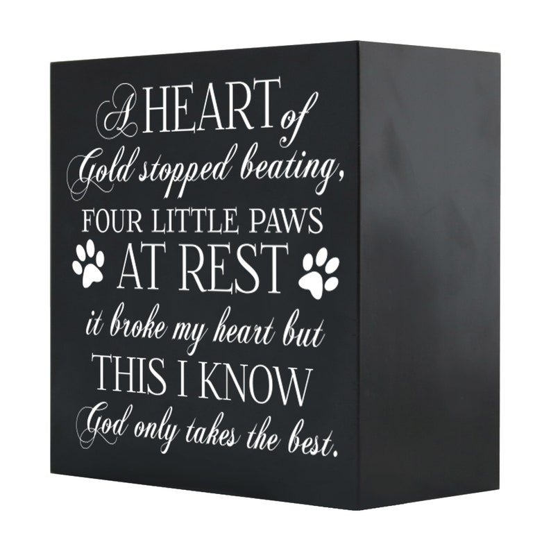 Memorial Shadow Box Dog Urns for Ashes Cat Urn for Ashes Etsy