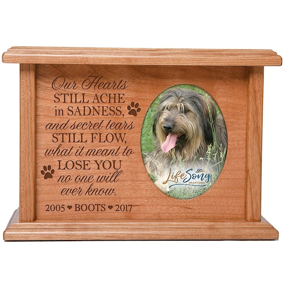 personalized dog urn