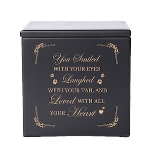 Memorial Urn | Keepsake Box | Pet Urn | Dog Sympathy Gift | Pet Memorial | Remembrance Gift | Cremation Urns | Celebration Of Life | Cat Urn