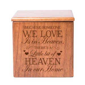 Small Keepsake Urn for Human Ashes | Wooden Urn for Adult Human Ashes | Cremation Urn | Wooden Box for Ashes | Ashes Keepsake | Urn Box