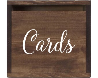 Wedding Card Box | Memory Box | Handmade Keepsake Box | Monogram Gifts | Wooden Box | Wood Card Box | Rustic Wedding Card Box | Storage Box