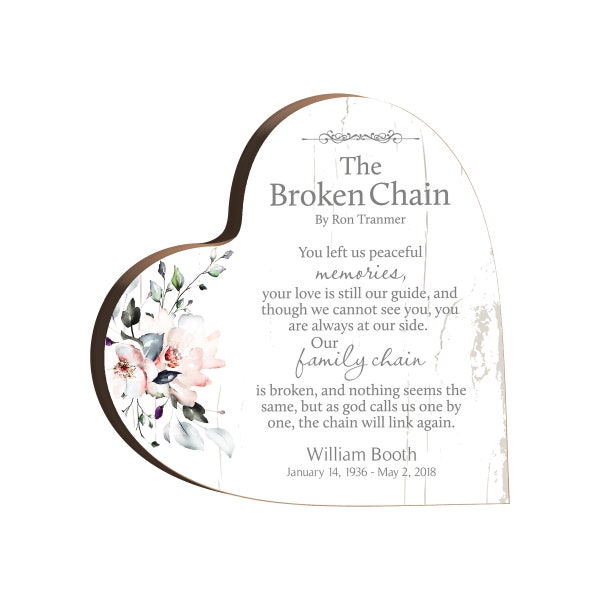 Broken Heart Chain Etsy