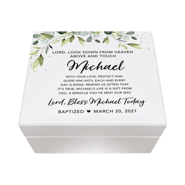 Baptism Shadow Box Etsy