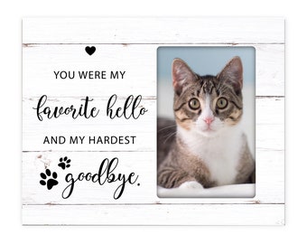 Pet Memorial Frame | Dog Loss Gift | Pet Sympathy Gift | Wooden Frame | Cat Memorial Gift | Rustic Picture Frame | Photo Gifts | Grief Gift