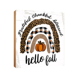 Thanksgiving Décor | Shelf Décor | Autumn Quotes | Pumpkin Wooden Sign | Housewarming Gift | Table Décor | Entryway Sign | First Day Of Fall