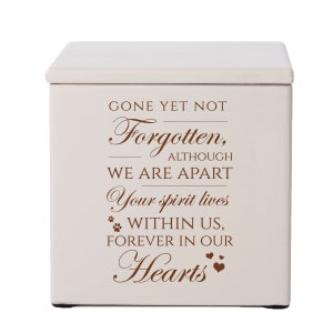 Pet Cremation Urn | Dog Urns for Ashes | Cat Urn for Ashes | Pet Cremation Box | Dog Urn | Pet Urn for Cats | Pet Ashes Keepsake Urn 3.5&quot;